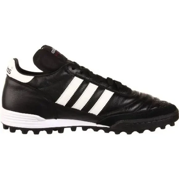 NWT adidas Mundial Team Men's Turf Soccer Shoes Black/White/Red Size 8 - Picture 2 of 4